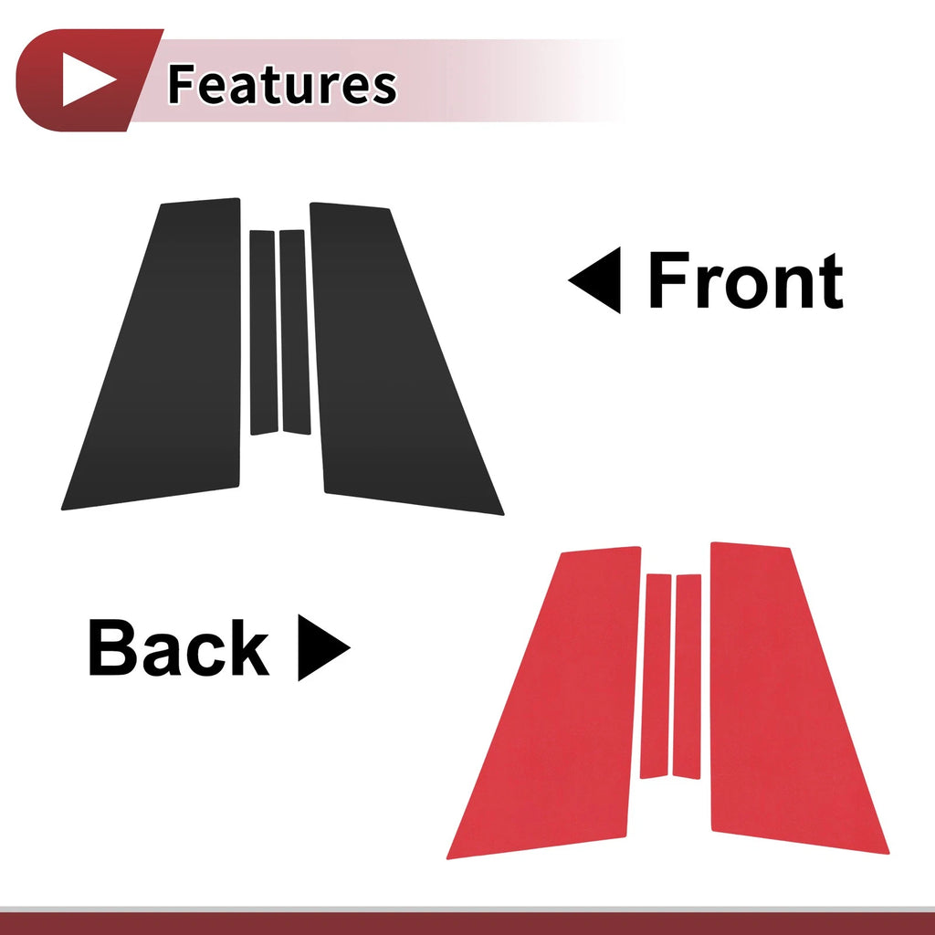 Door Pillar Window Trim Replacement for BMW 8-Series (2010–2015)