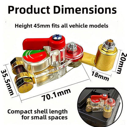 Battery Disconnect Switch for Vehicle Use (12V 24V)