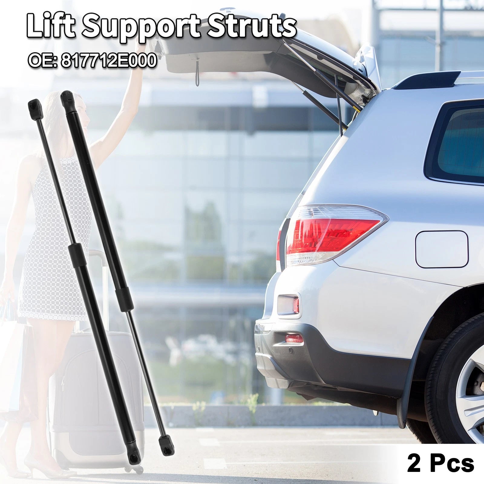 Rear Hatch Lift Supports Struts Replacement for Hyundai Tucson (2005–2009)