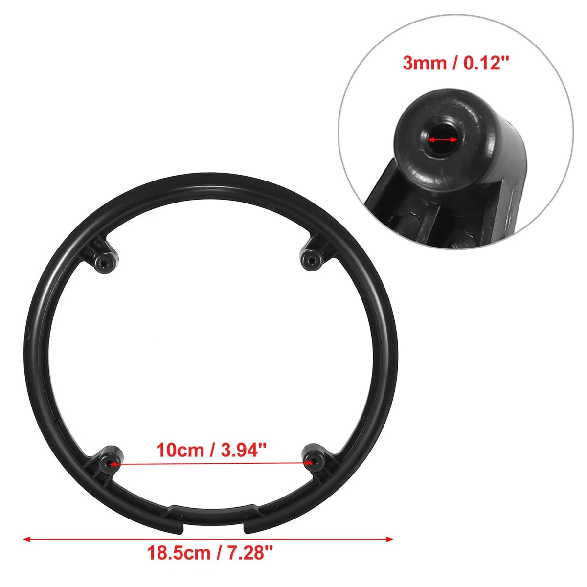 42T Crankset Chain Wheel Cover Protector for Bicycle Bike (10cm 4 Holes)