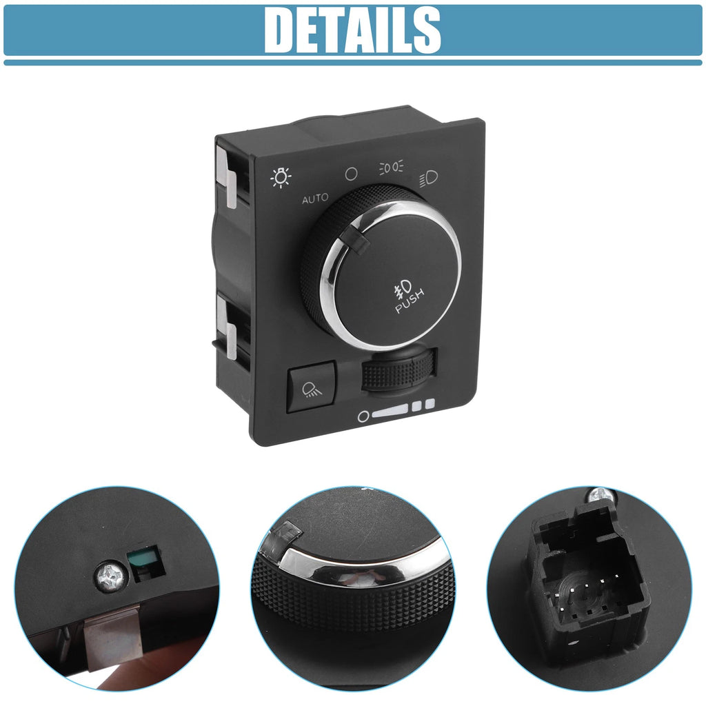 Headlight Dimmer Switch Replacement for Ram 1500 2500 3500 (2019–2023)