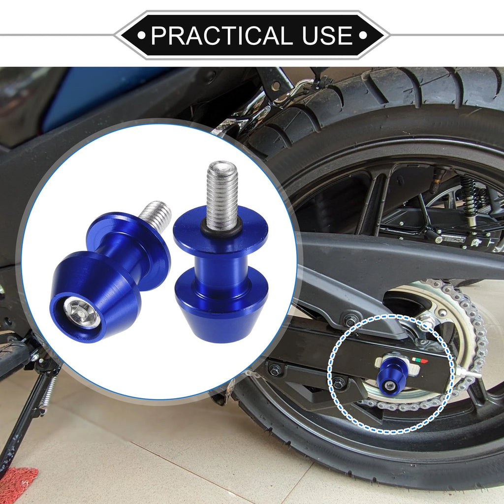 Motorbike Swingarm Spools CNC 8mm Pair for Universal Fit (2000–2020)