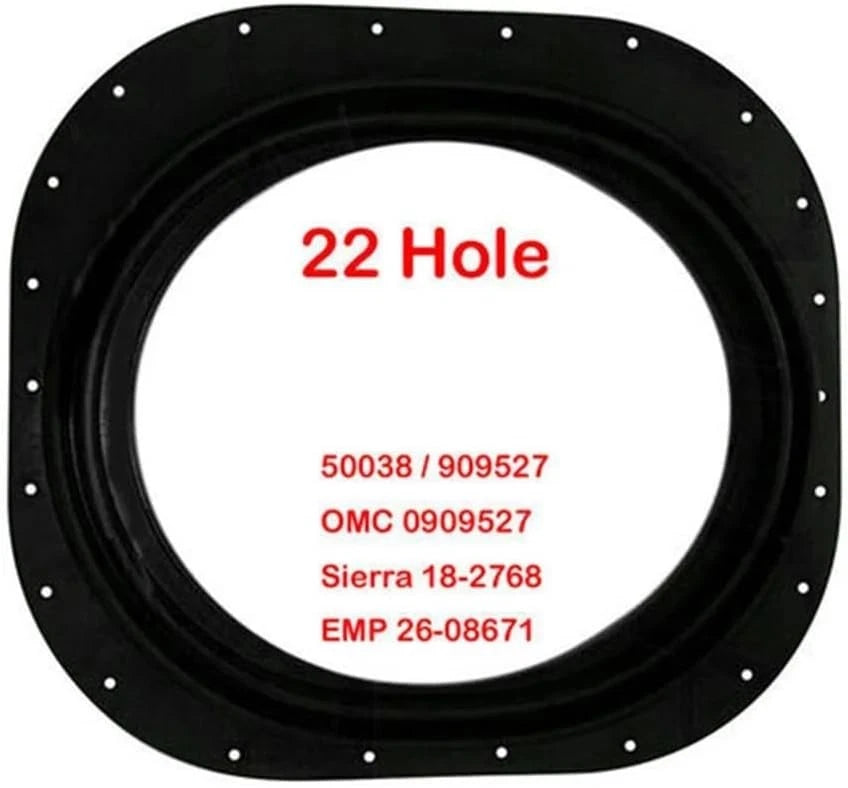Transom Plate Seal Boot for OMC Stringer 800 (18-2768, 0909527, 86710)