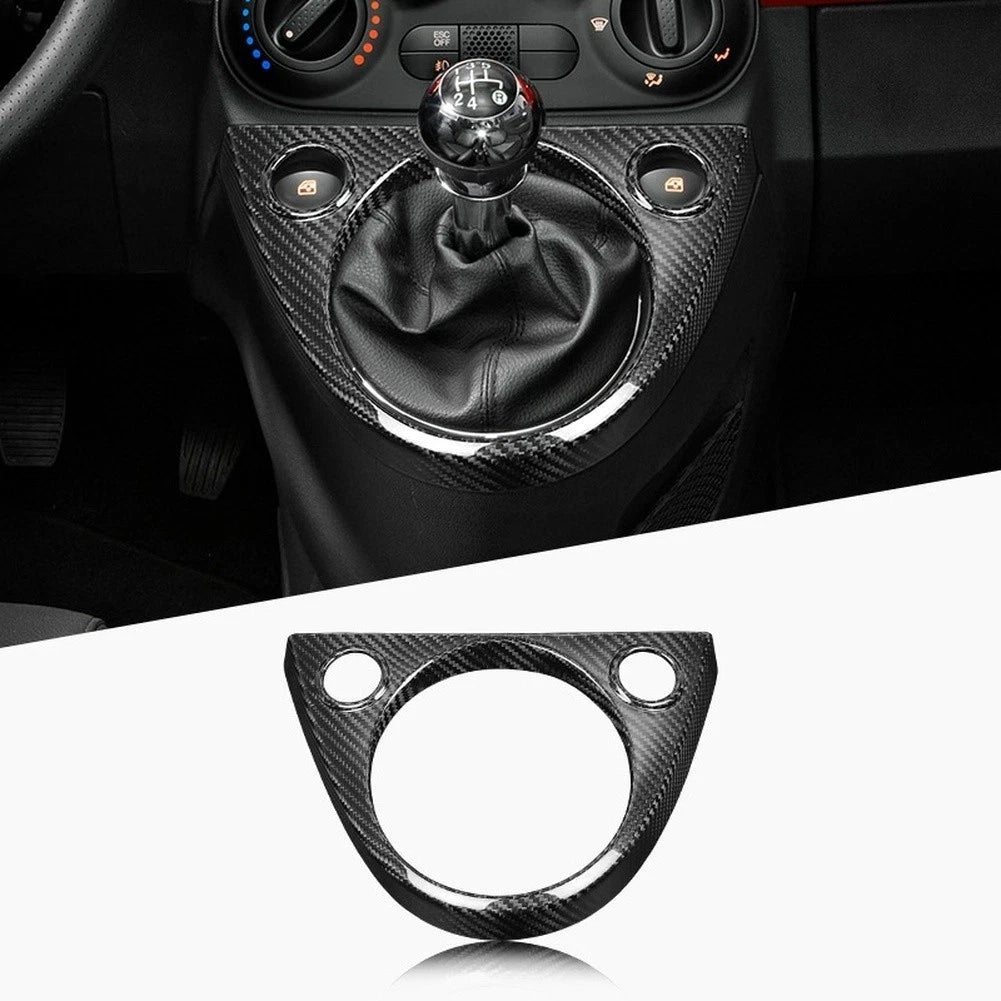 Center Console Bezel Gear Shift Cover Carbon Fiber Construction Heat Resistant