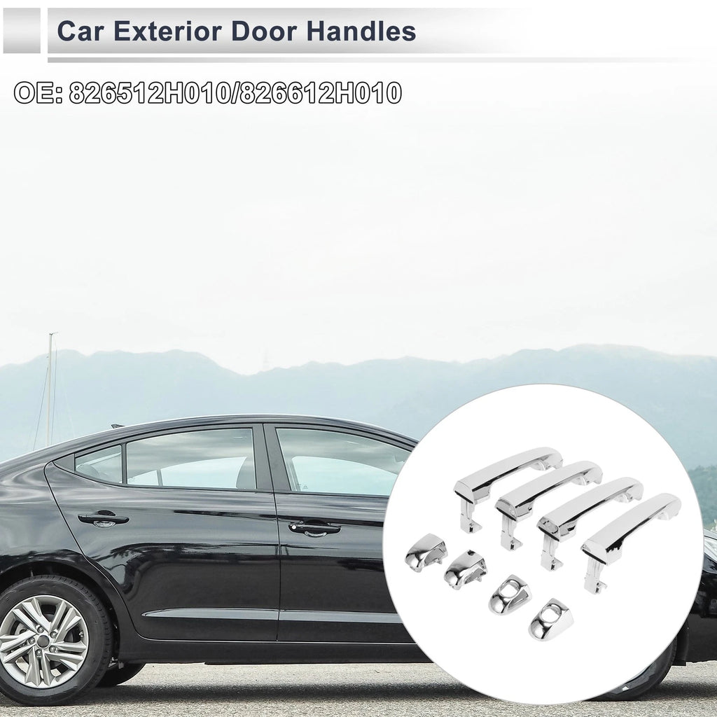 Exterior Door Handle Front Left Right Replacement for Hyundai Elantra (2007–2012)