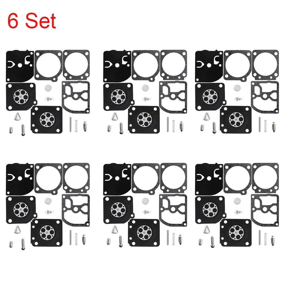Set of 6 Carburetor Repair Kits RB-69 RB69 for Zama C1Q-EL11 A-B Husqvarna Stihl