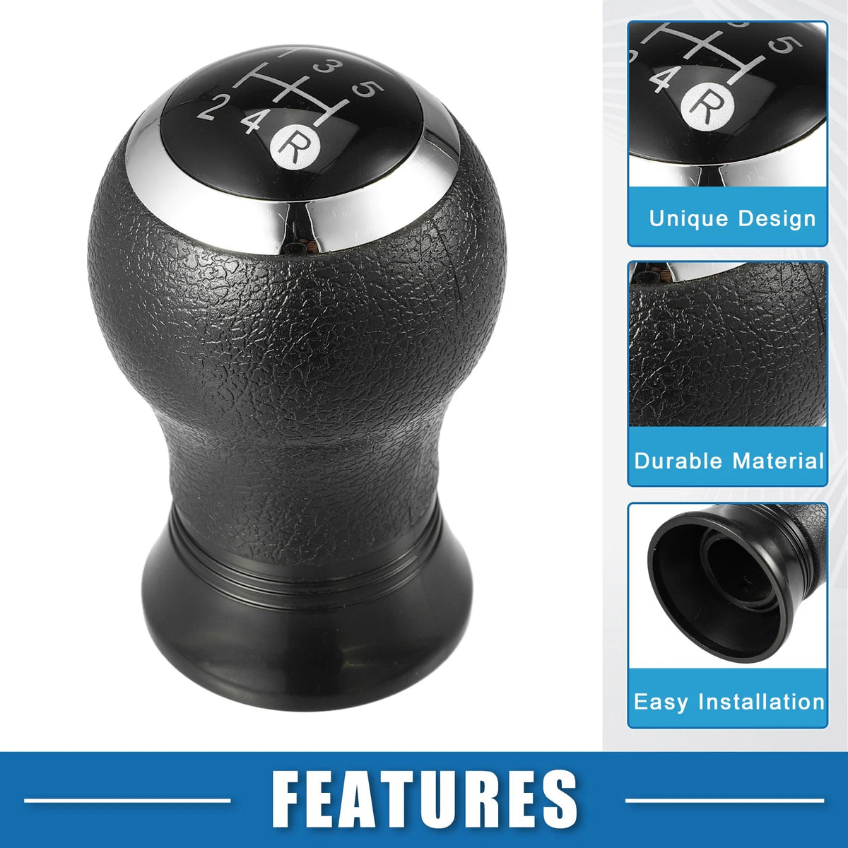 Shift Knob for 5 Speed Manual Transmission Replacement for Toyota Yaris (2005–2010)