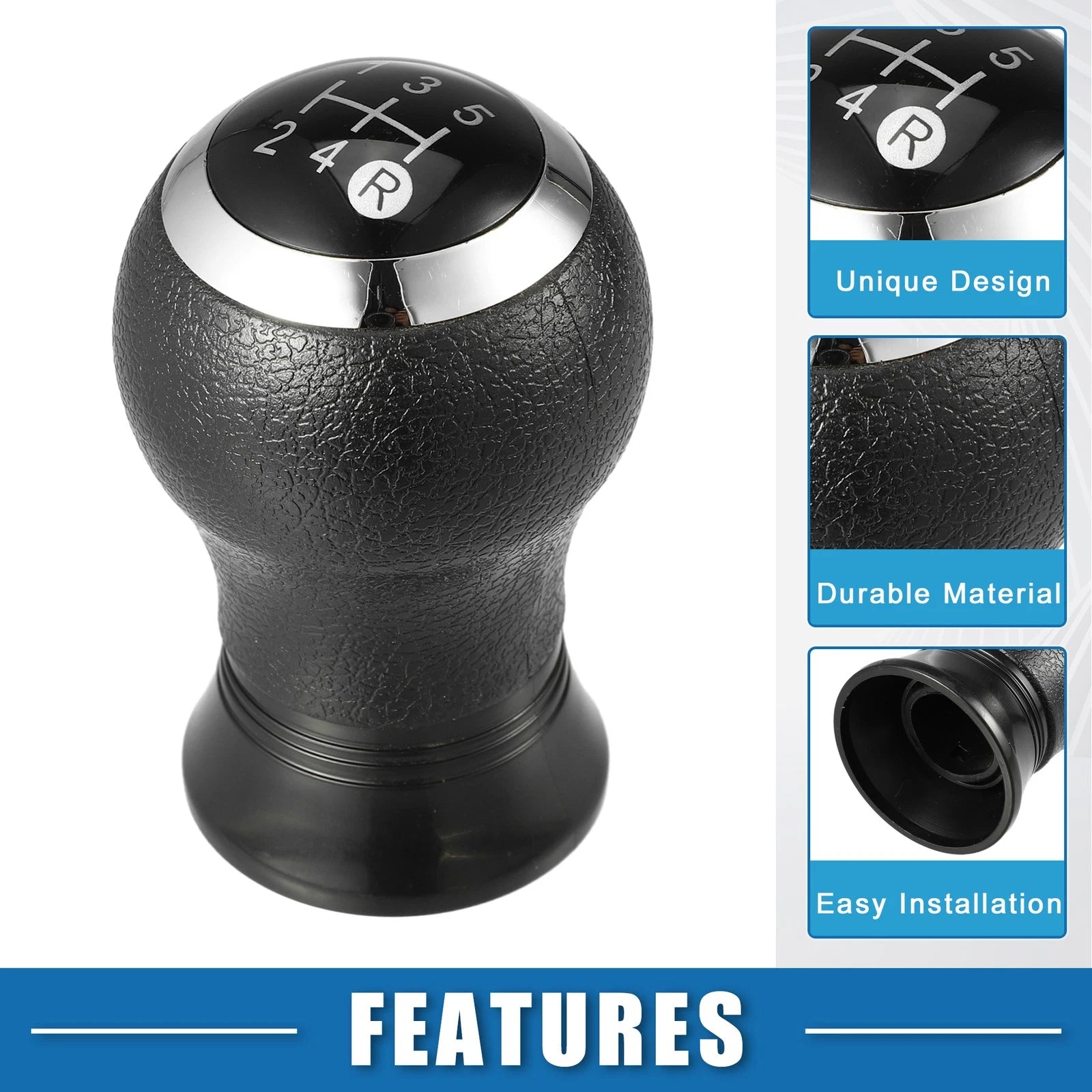 Shift Knob for 5 Speed Manual Transmission Replacement for Toyota Yaris (2005–2010)