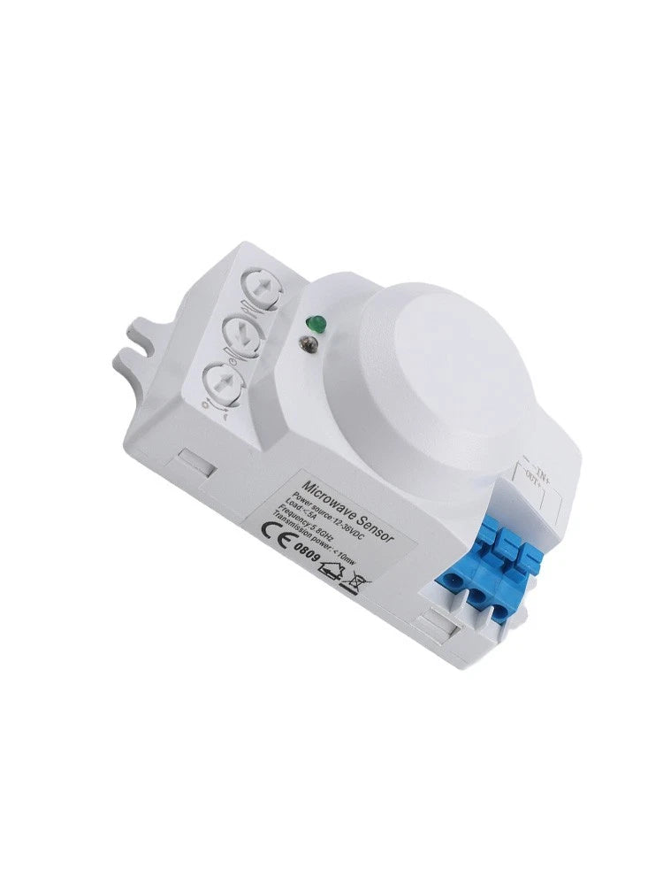 Microwave Sensor Switch for 360° Sensing Range (50,000 Electrical Life)
