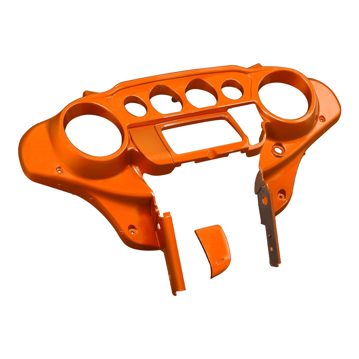 Inner Fairing for Harley Electra Glide & Street Glide (2014–2023) Scorched Orange/Black Denim