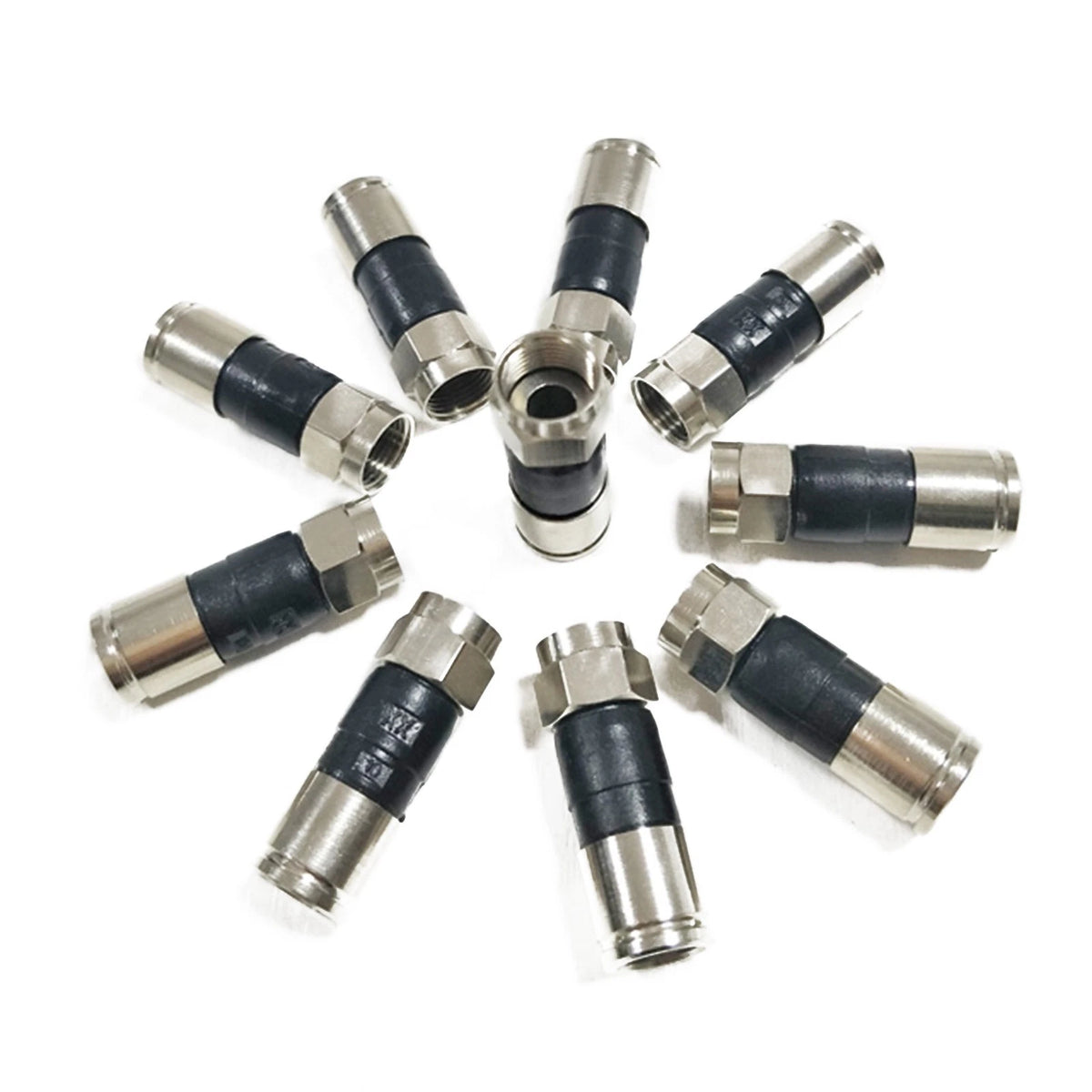 RG6 Compression Snap Seal Plug Connector for Sky Satellite Virgin Cable