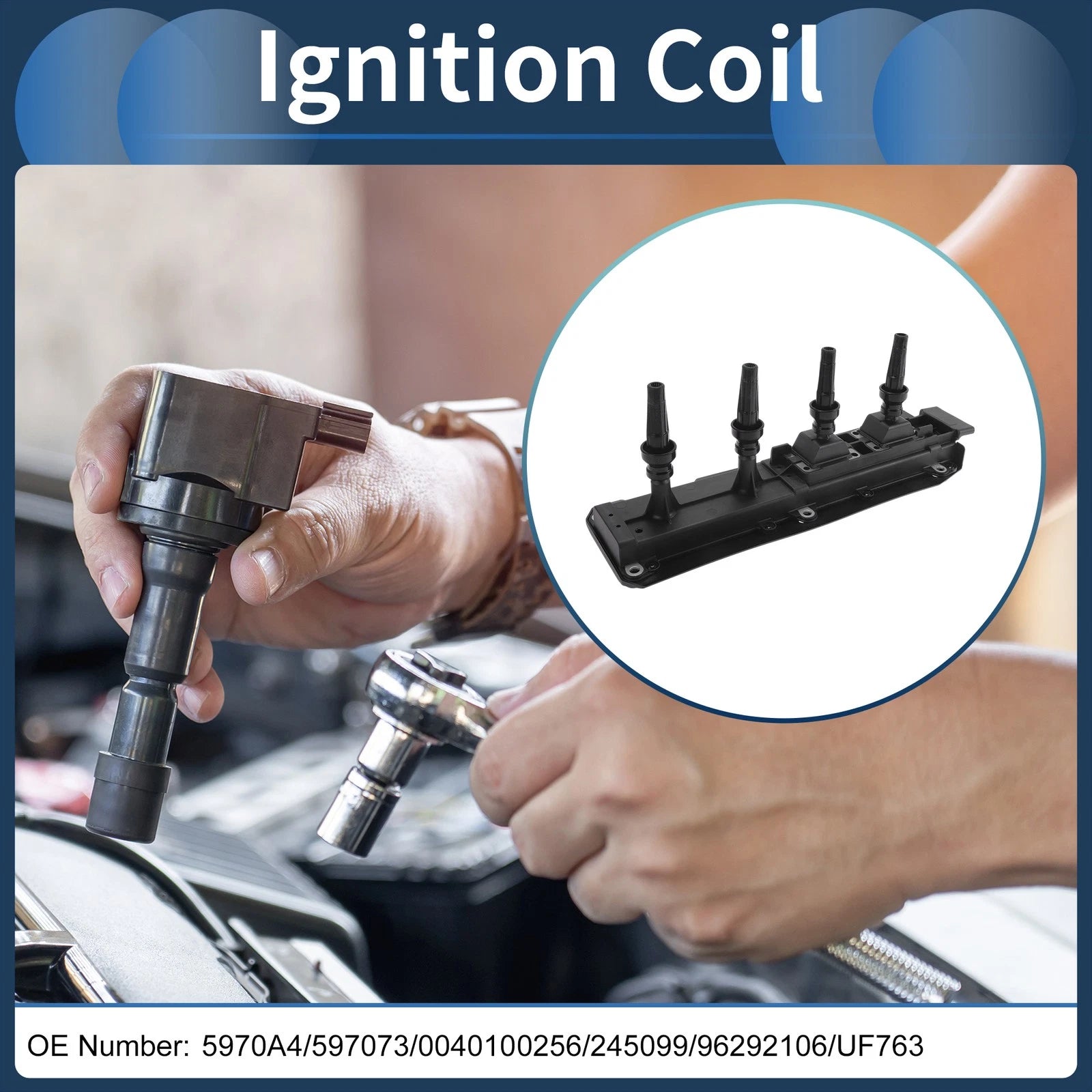 Ignition Coil Pack No.5970A4 for Peugeot 306 (1994–2002)