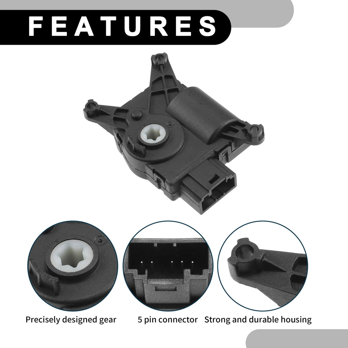 HVAC Heater Blend Door Actuator Replacement for Volkswagen Golf (2007–2017)