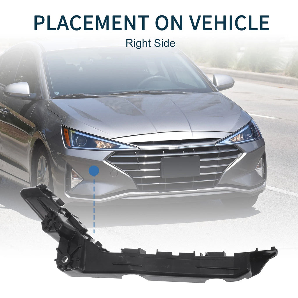 Right Front Bumper Retainer Bracket Replacement for Chevy Equinox (2010–2017)