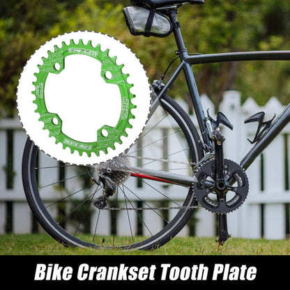 Narrow Wide Chainring 104mm 36 Teeth for Bicycle Crankset (Green) (2000–2020)