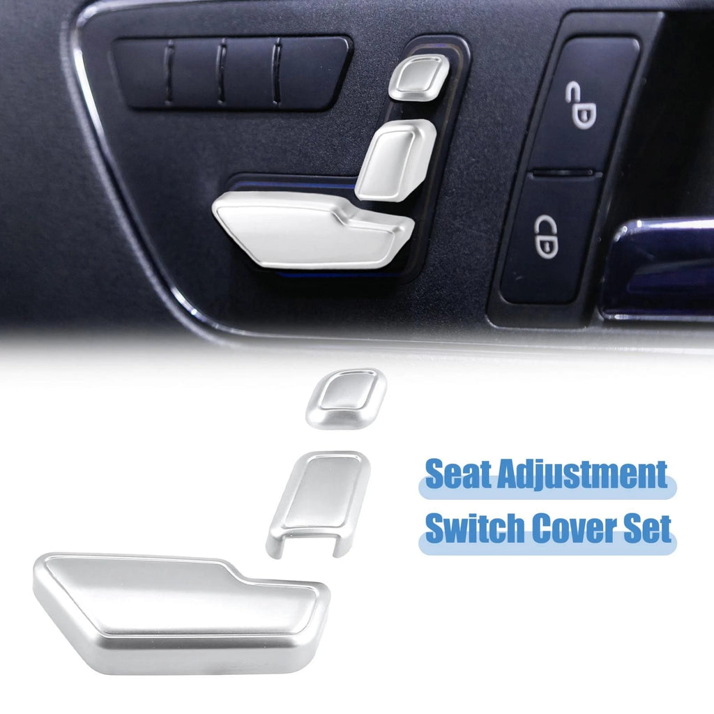 Seat Adjust Button Switch Cover Trim Set for Mercedes-Benz Right (3 in 1) (2015–2020)