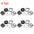 Set of 4 Carburetor Gasket Repair Kit for STIHL HS45 FS55 FS38 BG45 ZAMA RB-100