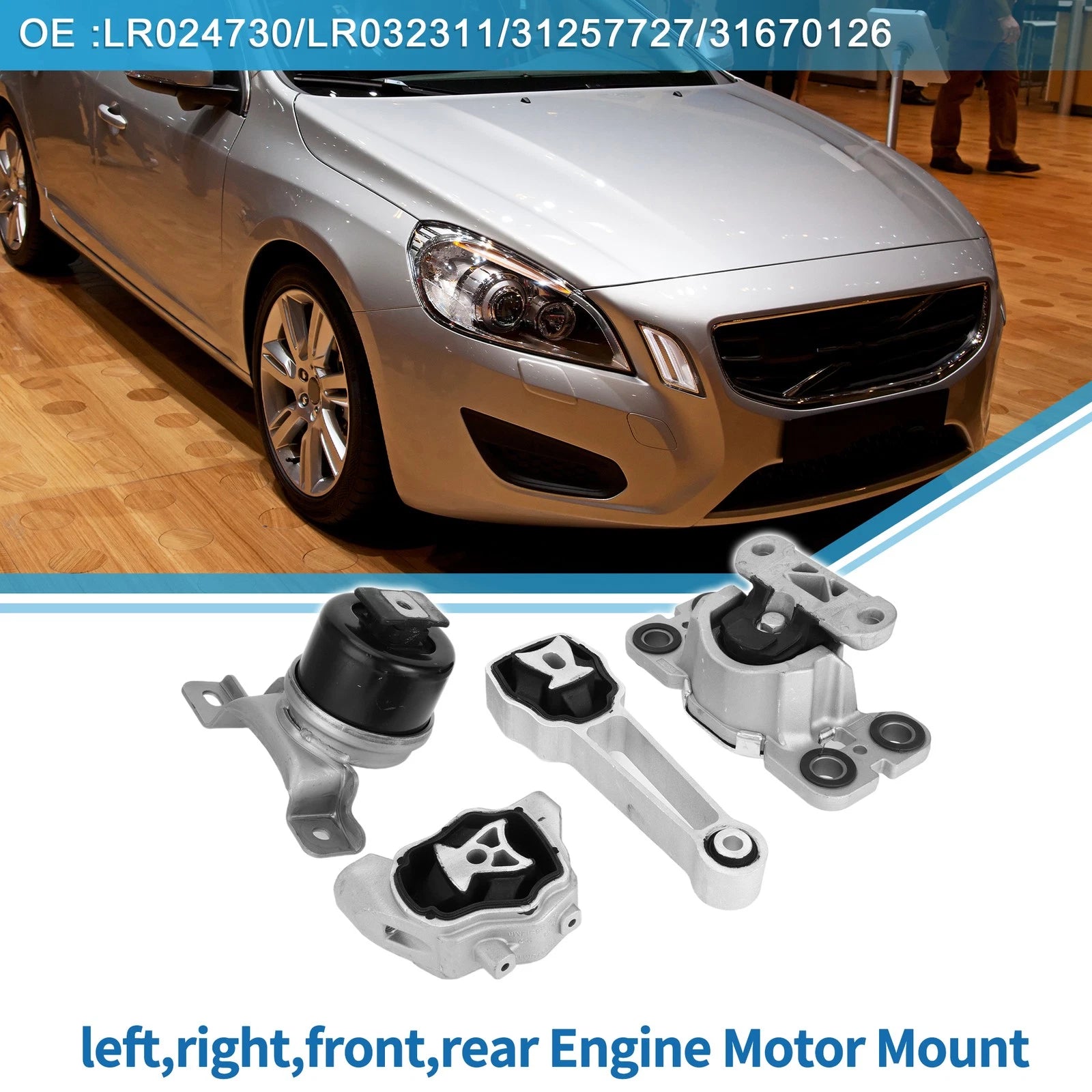 Engine Motor Mount for Volvo XC60 XC70 (2010–2016)