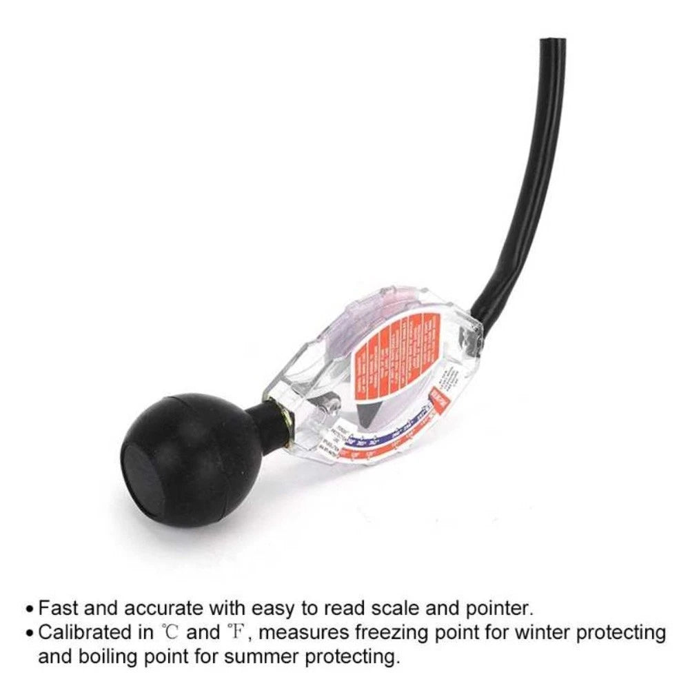 Antifreeze Tester for Winter Maintenance - Battery Hydrometer Pointer Scale