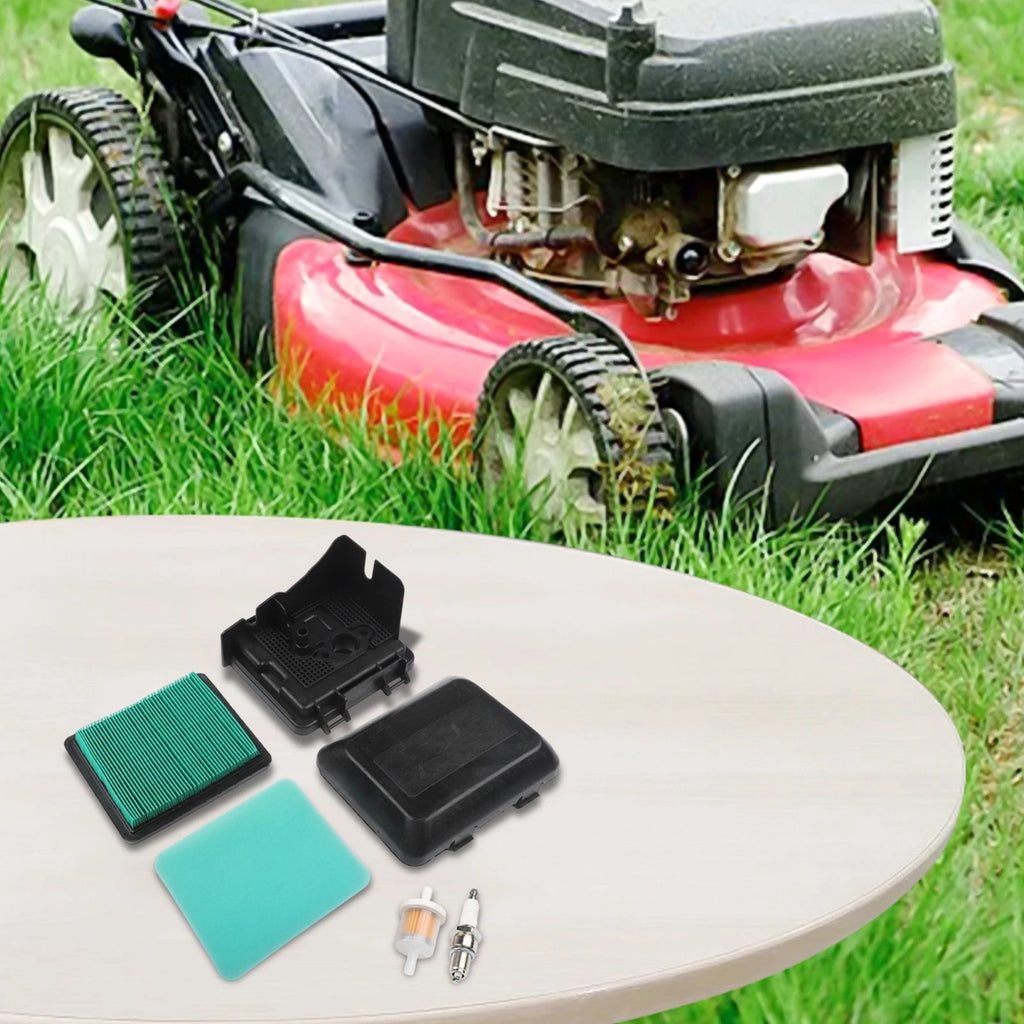 Air Filter Cover Kit & Fuel Filter for Lawn Mower (1 Set)