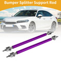2X Adjustable Front Bumper Lip Splitter Strut Rod Tie for Universal Vehicles