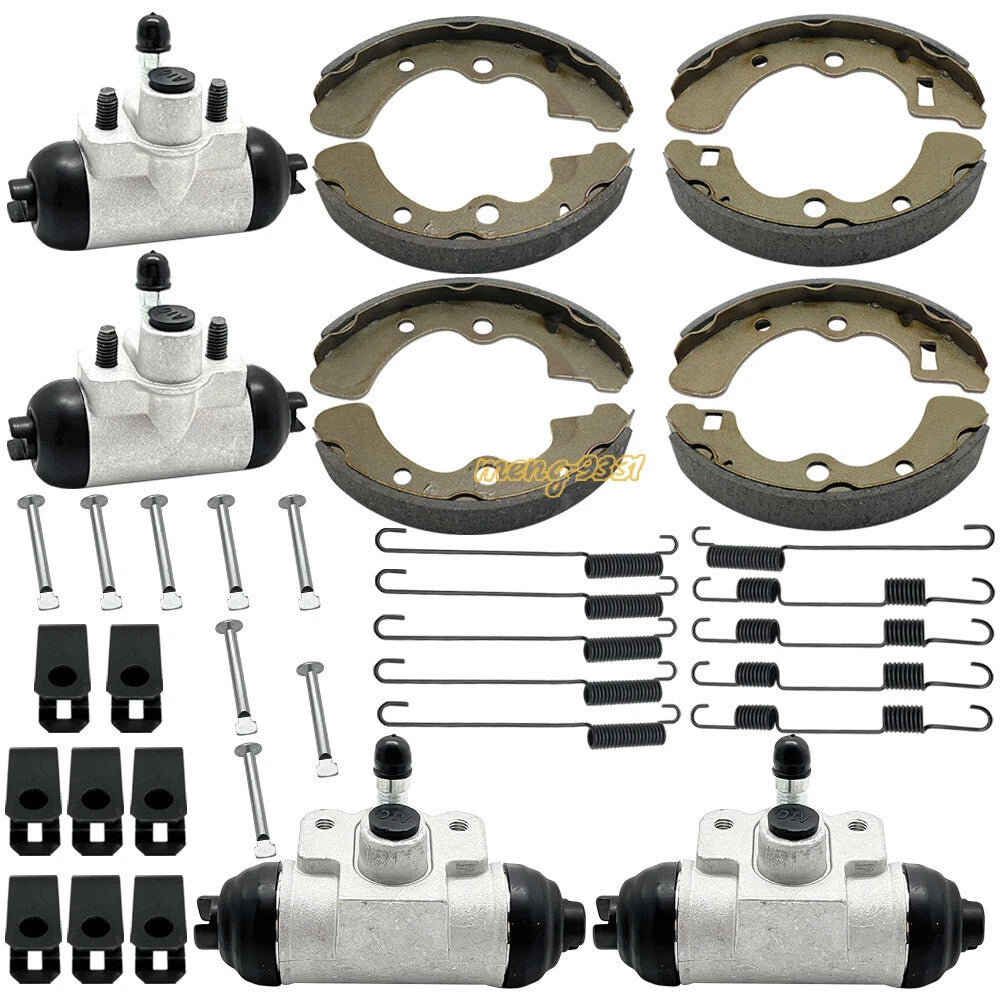 4x Wheel Cylinder & Shoes Kit for Kawasaki Mule 2510 (1998–2001)