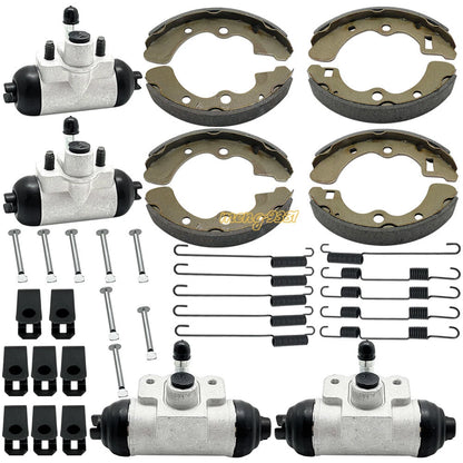 4x Wheel Cylinder & Shoes Kit for Kawasaki Mule 2510 (1998–2001)