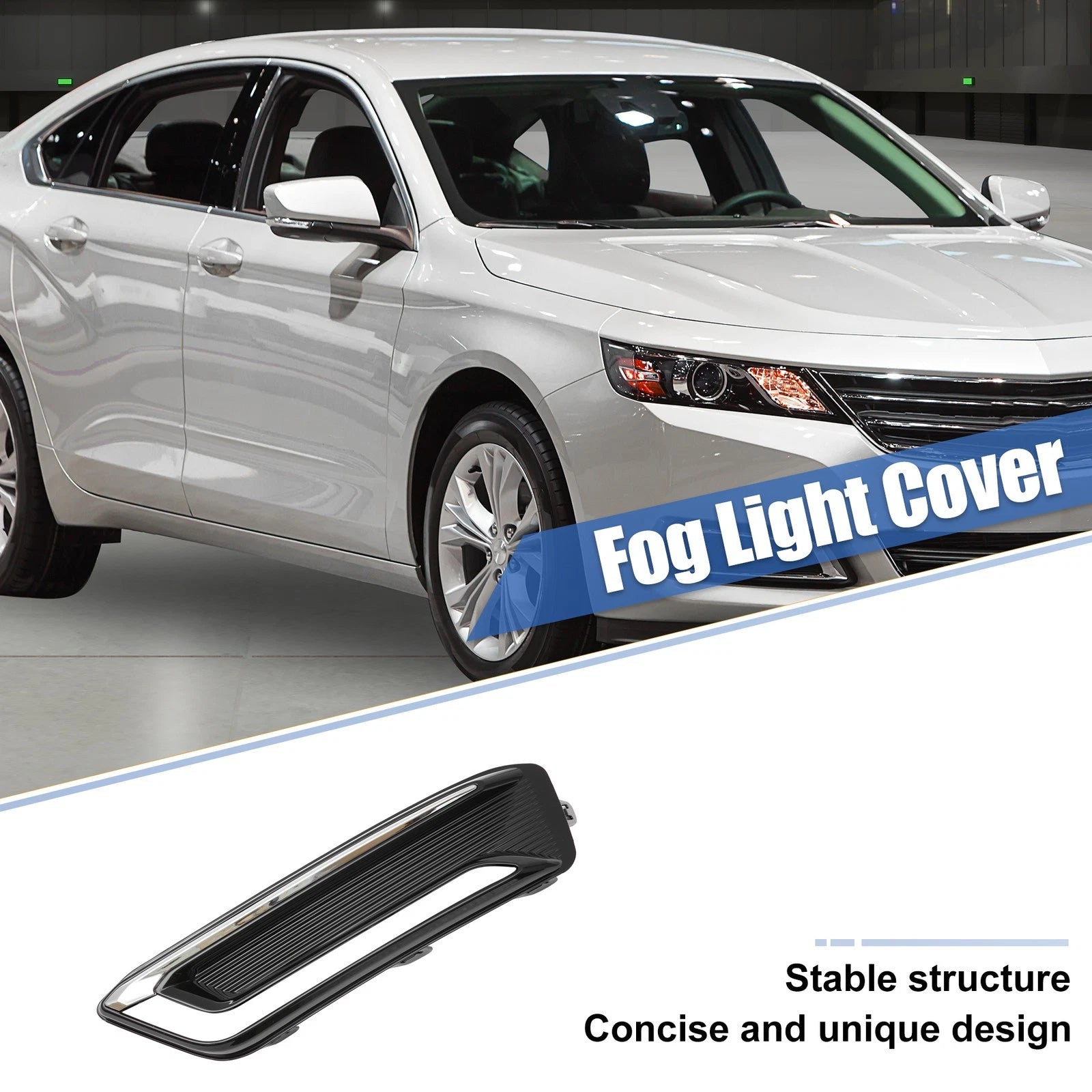 Front Right Passenger Side Fog Light Grille Cover for Chevy Impala (2014–2019)