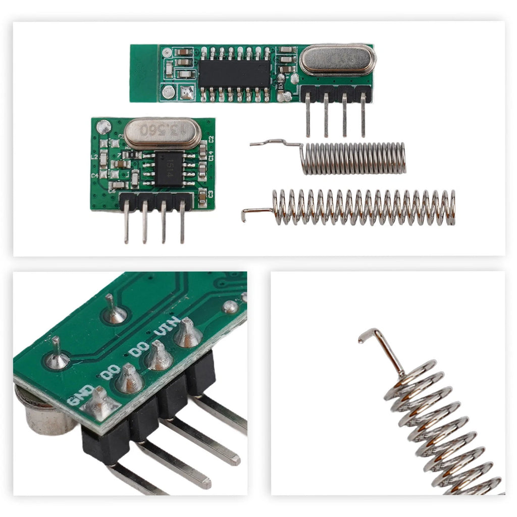 433MHz Superheterodyne RF Receiver Transmitter Module for Automotive Use
