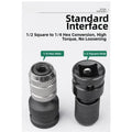 1/2 to 1/4 Hex Socket Converter for Power Tools
