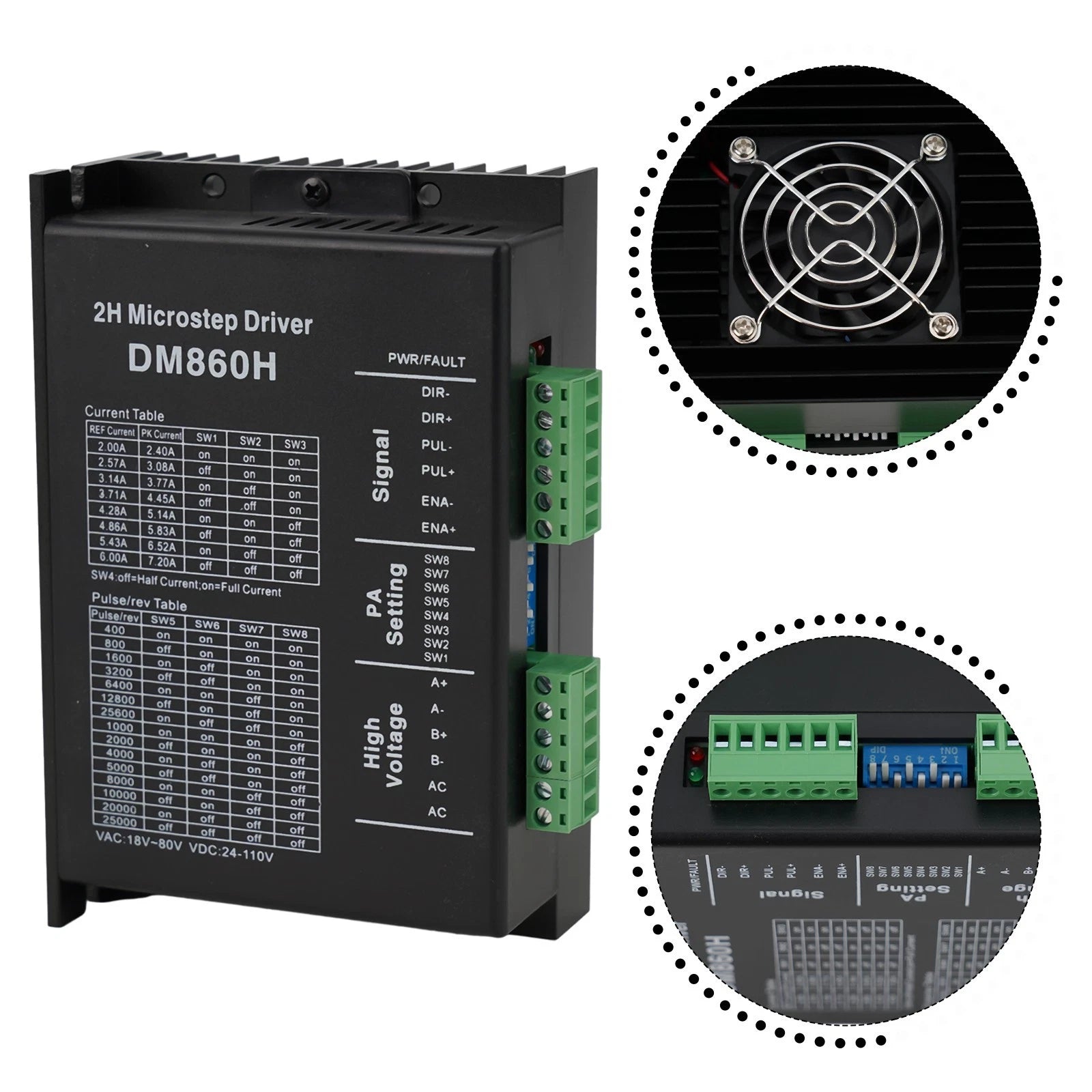 DM860H Stepper Motor Driver for