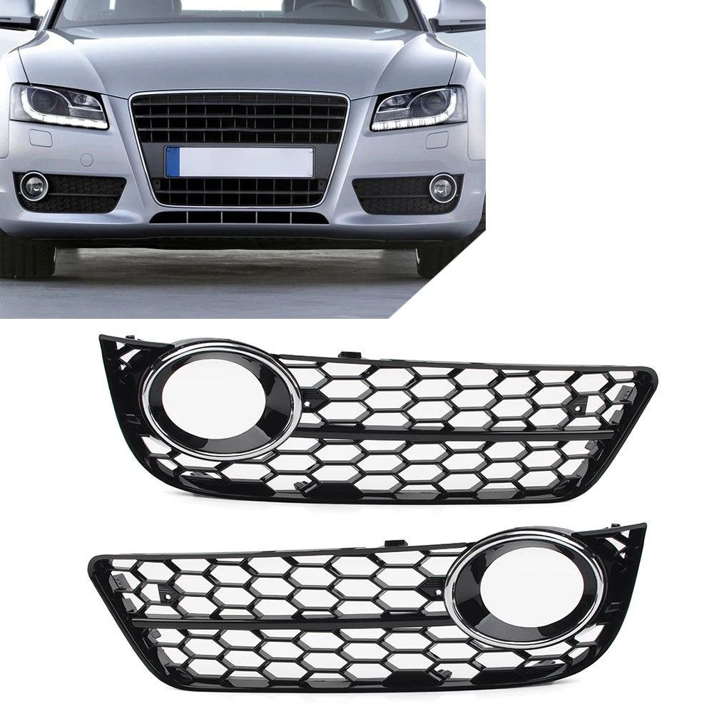 Honeycomb Grille for Audi A5 (2008–2011) Chrome