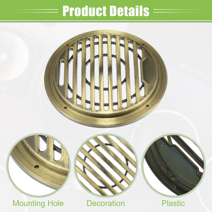 4pcs Speaker Grill Cover for Car Subwoofer (Universal) Bronze Tone