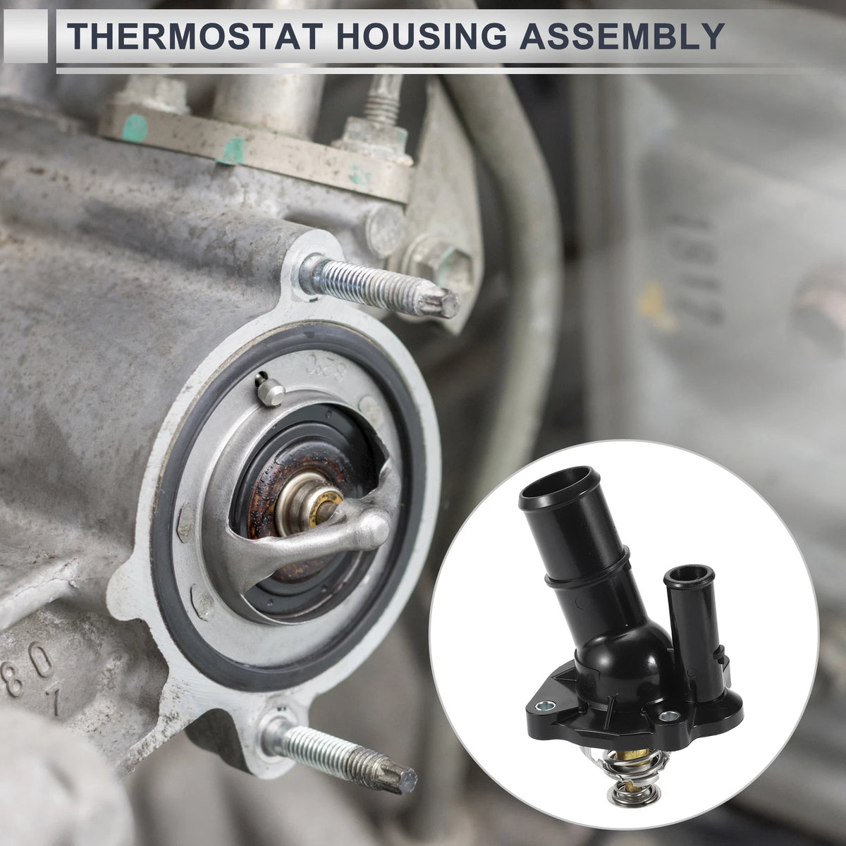 Engine Coolant Thermostat Housing Assembly for Land Rover LR2 (2013–2015)