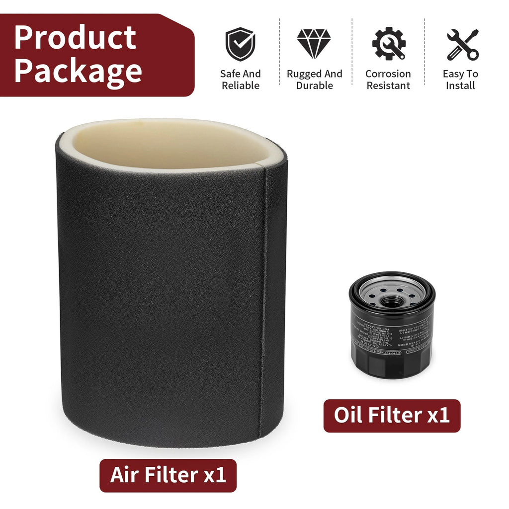 Air Filter & Oil Filter for Yamaha Viking 700 YXM700 YXC700 Wolverine 70 YXE70