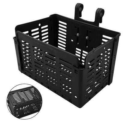 Detachable Black Anti-Scratch Bike Basket for Handlebar Bicycle