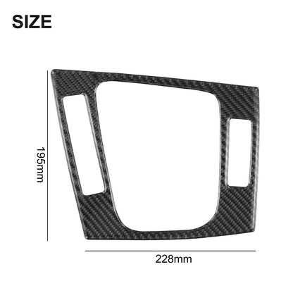 Carbon Fiber Gear Shift Panel Cover Trim for BMW M3 E46 (1998–2005)
