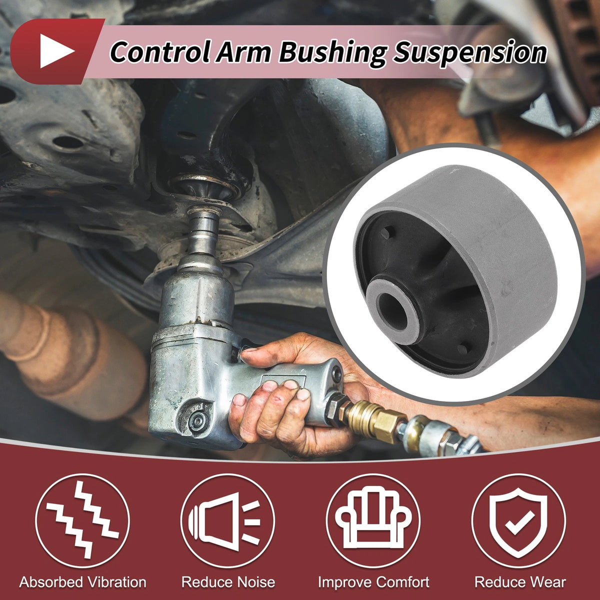 Control Arm Bushing for KIA Picanto (2004–2011) No. 5458407000, 54584-07000