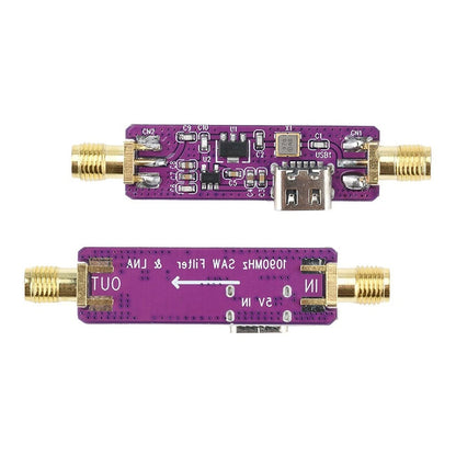 Active Sawtooth Wave Filter for ADSB 1090MHz (5V DC Power Supply)