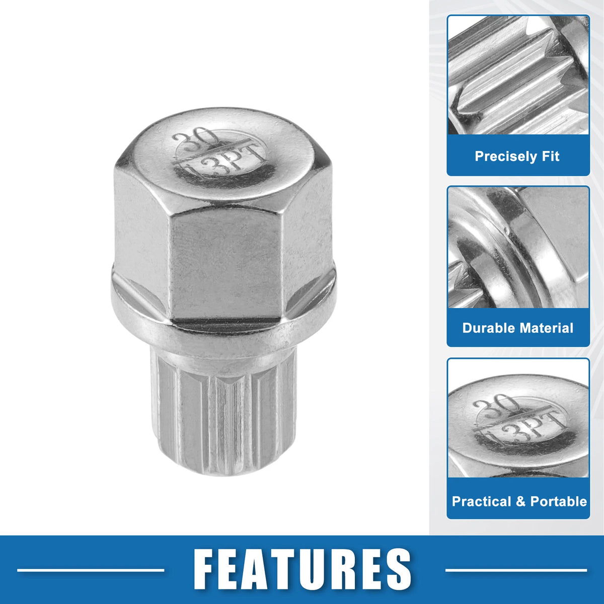 30/13PT Wheel Screw Lock Lug Nut Kit for BMW