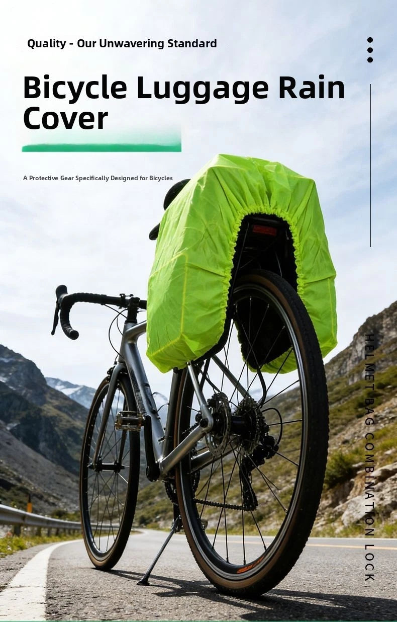 Waterproof Pannier Cover for Rear Bike Rack (Dust Wind Protection)