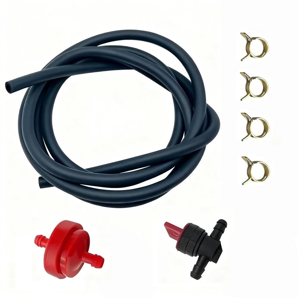 Inline Fuel Filter Hose Kit for Lawn Mower Engines (14 Inch)