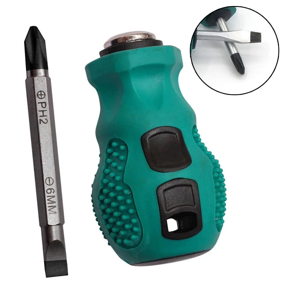 2X Magnetic Slotted Screwdriver for Home Shop