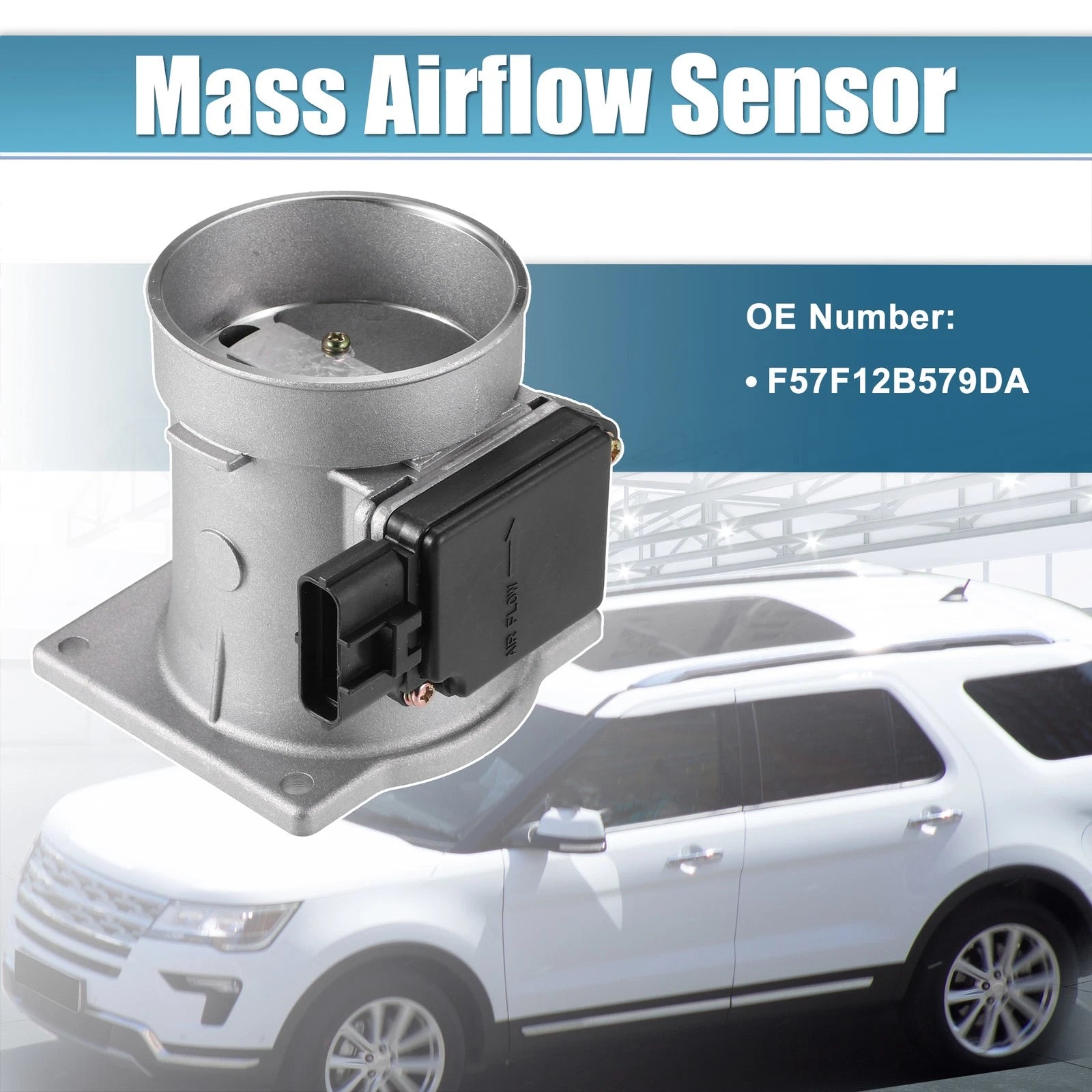 Mass Airflow Sensor for Ford Explorer (1995) No.F57F12B579D
