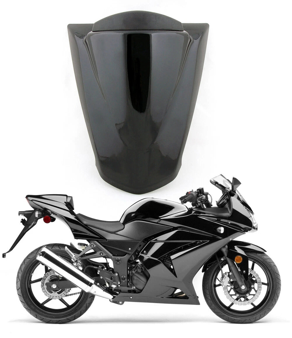 Rear Seat Cover Cowl for Kawasaki Ninja ZX250R ZX250 (2008–2012) Black