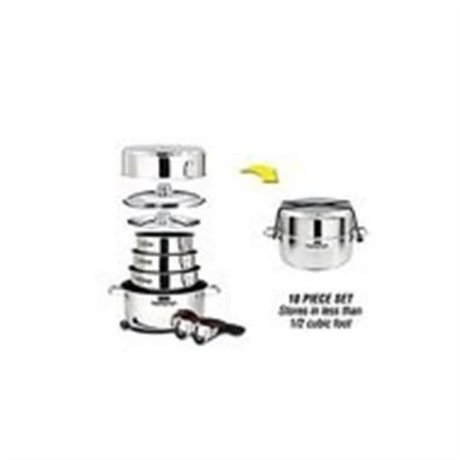 10 pc. Stainless Induction Cookware Set A10-366-2-IND