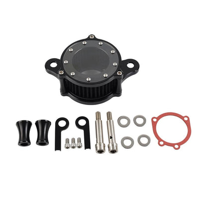 Air Cleaner Intake Filter For Harley Dyna Electra Street Road Glide King Black
