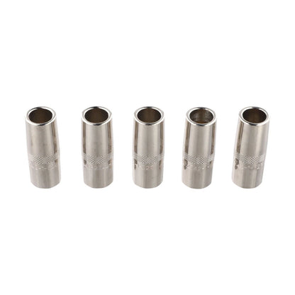 5-Pack Copper Nozzle for MIG Welding 350A Threaded Nozzle