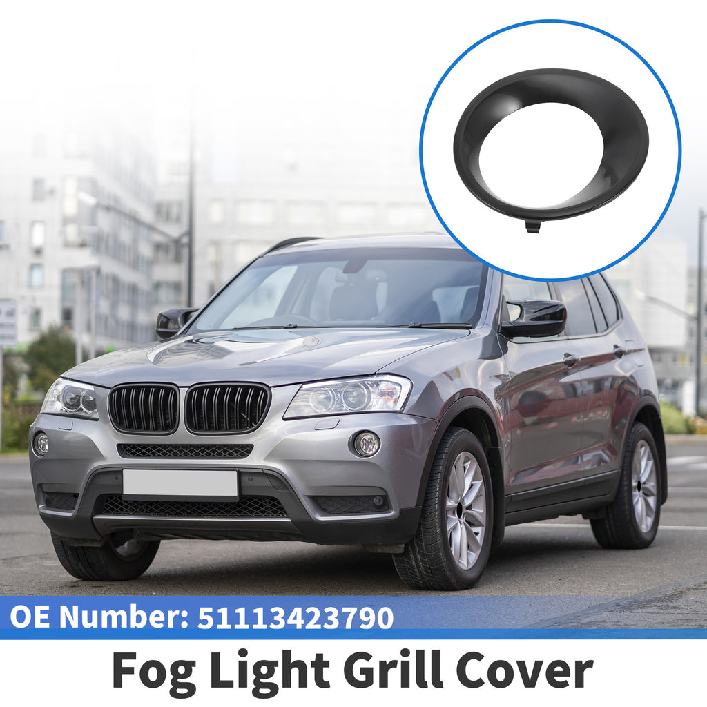 Front Right Fog Light Grill Replacement for BMW X3 (2007–2010)
