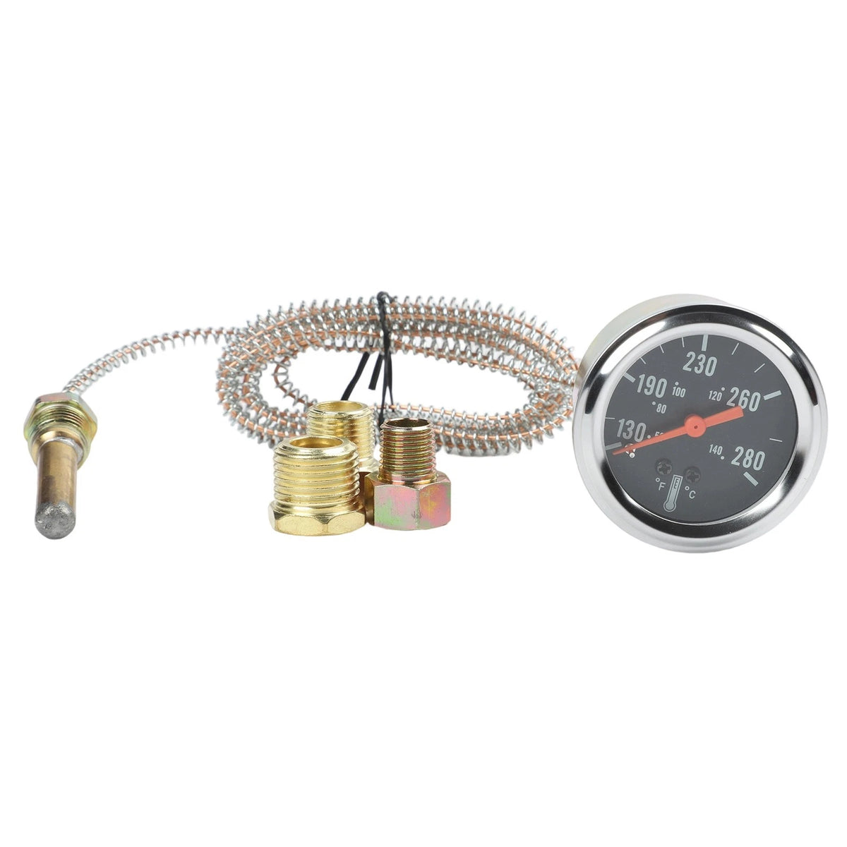 Water Thermometer 52mm for Cars and Ships (130-280°F)